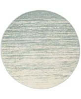 Safavieh Adirondack 113 Slate and Cream 4' x 4' Round Area Rug