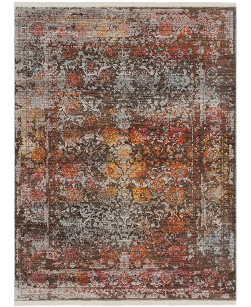 Safavieh Vintage Persian VTP409 Brown and Multi 5' x 7'-6" Area Rug