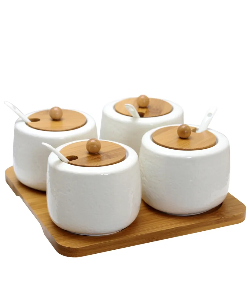 Elama Ceramic Spice, Jam and Salsa Jars