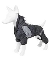 Pet Life Active 'Fur-Breeze' Performance Two Toned Full Bodied Hoodie