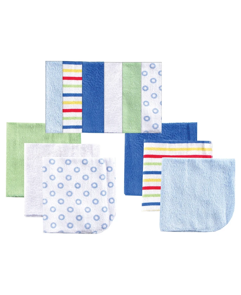 Luvable Friends Washcloths, 12-Pack, Blue, One Size