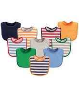 Luvable Friends Feeder Bibs, 10-Pack