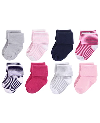 Luvable Friends Baby Girls Fun Essential Socks