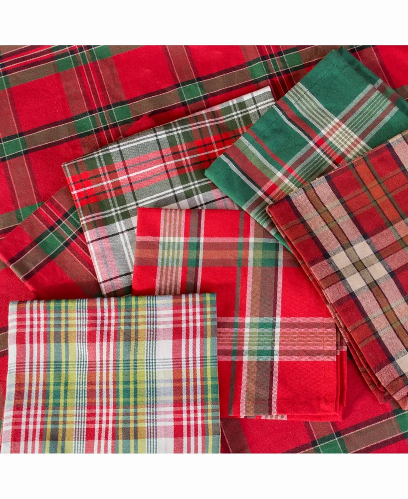 Plaid Napkin, Set of 6