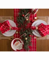 Holly Berry Plaid Table Runner