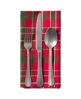 Tartan Holly Plaid Napkin, Set of 6