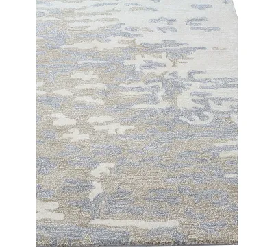 Bb Rugs Elements Elm-215 Ivory 2'6" x 8' Runner Area Rug