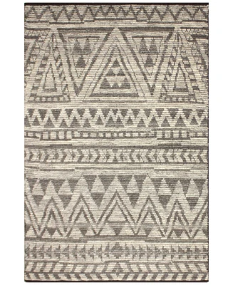 Bashian Natural Wool Nat-21 Gray 5' x 7'6" Area Rug