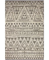 Bashian Natural Wool Nat-21 Gray 5' x 7'6" Area Rug