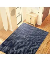 Bb Rugs Nico Nic 137 Navy Area Rug