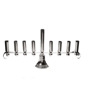 Classic Touch Stainless Steel Menorah