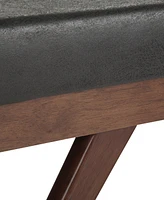 Chanelle Mid Century Modern Rectangle Ottoman Bench