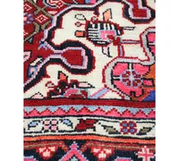 Bb Rugs Bijar 621332 Red 4'1" x 6'8" Area Rug