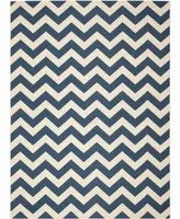 Safavieh Courtyard CY6244 Navy and Beige 9' x 12' Sisal Weave Outdoor Area Rug