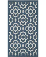 Safavieh Courtyard CY6926 Navy and Beige 2' x 3'7" Sisal Weave Outdoor Area Rug