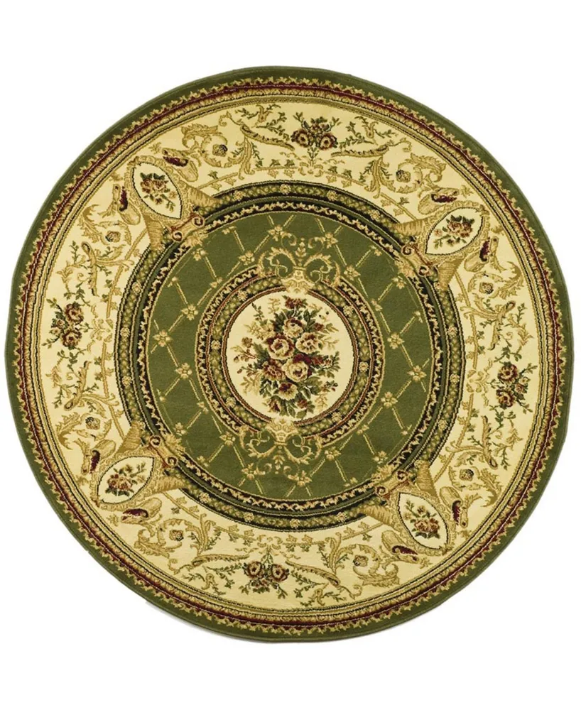 Safavieh Lyndhurst LNH223 and Ivory 5'3" x 5'3" Round Area Rug