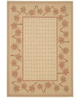 Safavieh Courtyard CY5148 Ivory and Rust 2'7" x 5' Sisal Weave Outdoor Area Rug