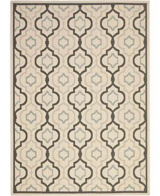 Safavieh Courtyard CY7938 Beige and Black 8' x 11' Outdoor Area Rug