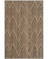 Safavieh Infinity INF588 Taupe and Beige 5'1" x 7'6" Area Rug