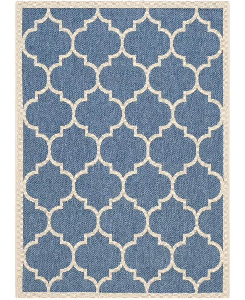 Safavieh Courtyard CY6914 and Beige 5'3" x 7'7" Outdoor Area Rug