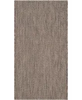 Safavieh Courtyard CY8022 Brown and Beige 2' x 3'7" Sisal Weave Outdoor Area Rug