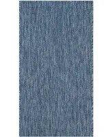 Safavieh Courtyard CY8520 Navy 2'7" x 5' Outdoor Area Rug