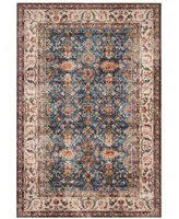 Safavieh Bijar BIJ650 Royal and Ivory 5'3" x 7'6" Area Rug