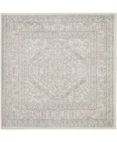 Safavieh Adirondack Ivory and Silver 6'7" x 6'7" Square Area Rug