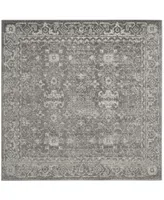 Safavieh Evoke EVK270 Gray and Ivory 6'7" x 6'7" Square Area Rug