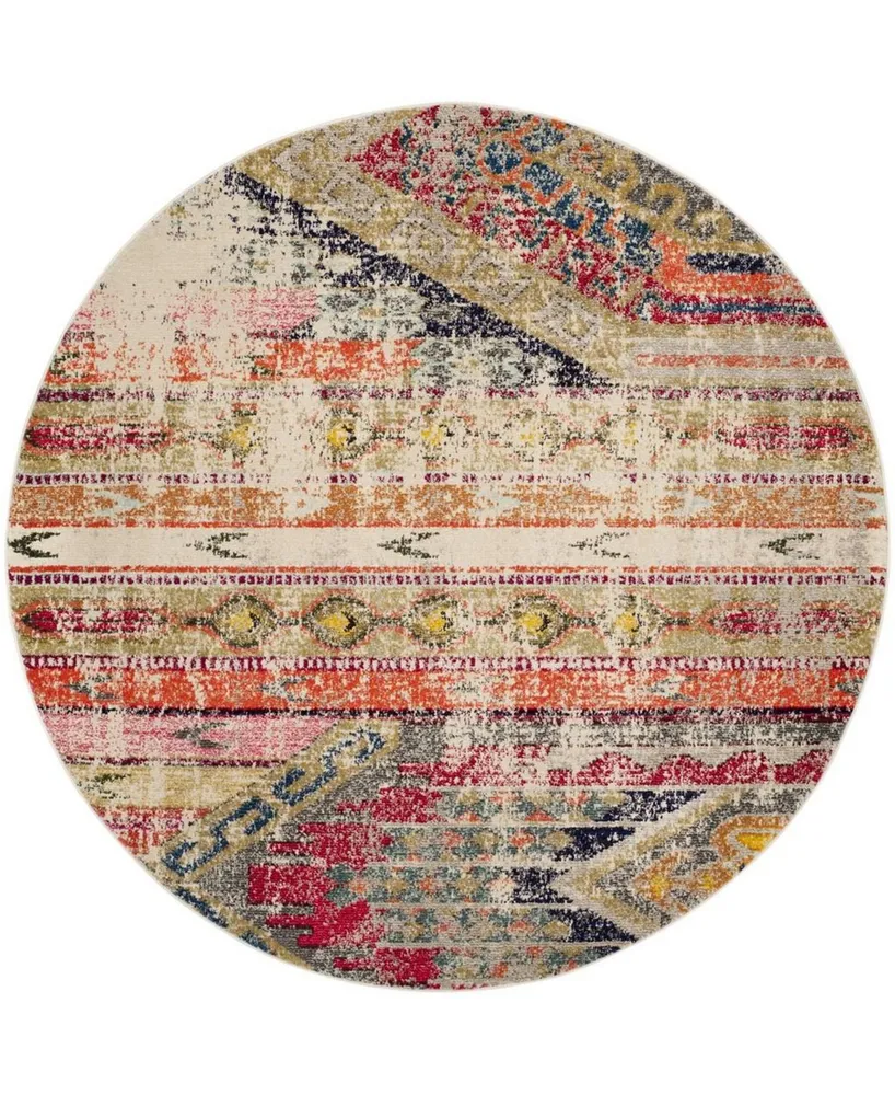 Safavieh Monaco MNC222 6'7" x Round Area Rug