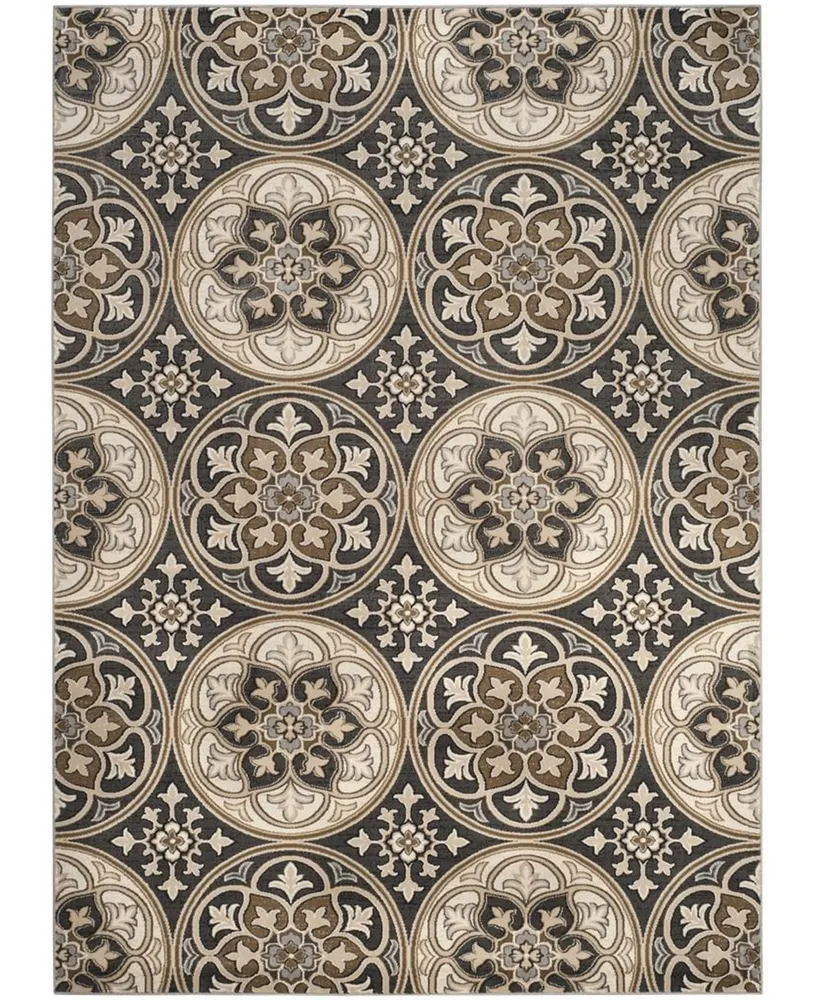 Safavieh Lyndhurst LNH341 Light Gray and Beige 9' x 12' Area Rug