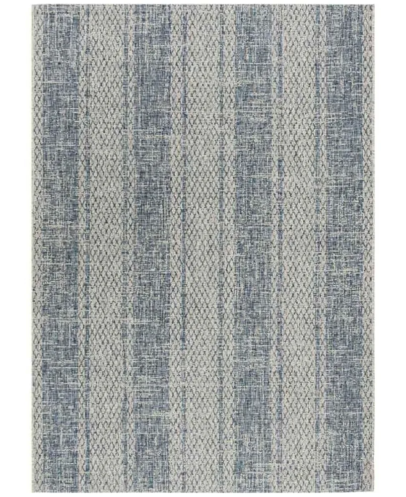 Safavieh Courtyard CY8736 Light Gray and 4' x 5'7" Sisal Weave Outdoor Area Rug