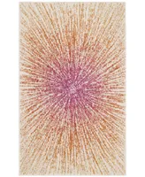 Safavieh Evoke EVK228 Fuchsia and Cream 3' x 5' Area Rug