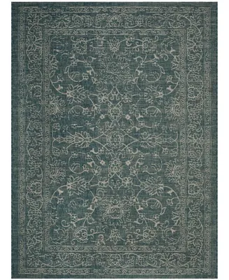 Safavieh Courtyard CY8680 Turquoise 8' x 10' Sisal Weave Outdoor Area Rug