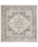 Safavieh Brentwood BNT865 Cream and Gray 6'7" x 6'7" Square Area Rug