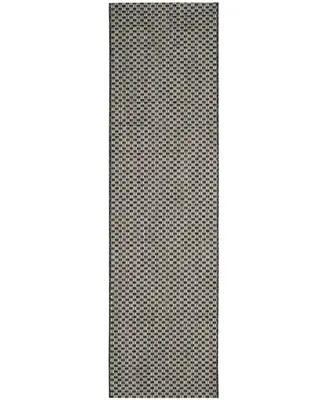 Safavieh Courtyard CY8653 and Light Grey 2'3" x 6'7" Sisal Weave Runner Outdoor Area Rug