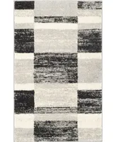 Safavieh Retro RET2692 Black and Light Gray 3' x 5' Area Rug