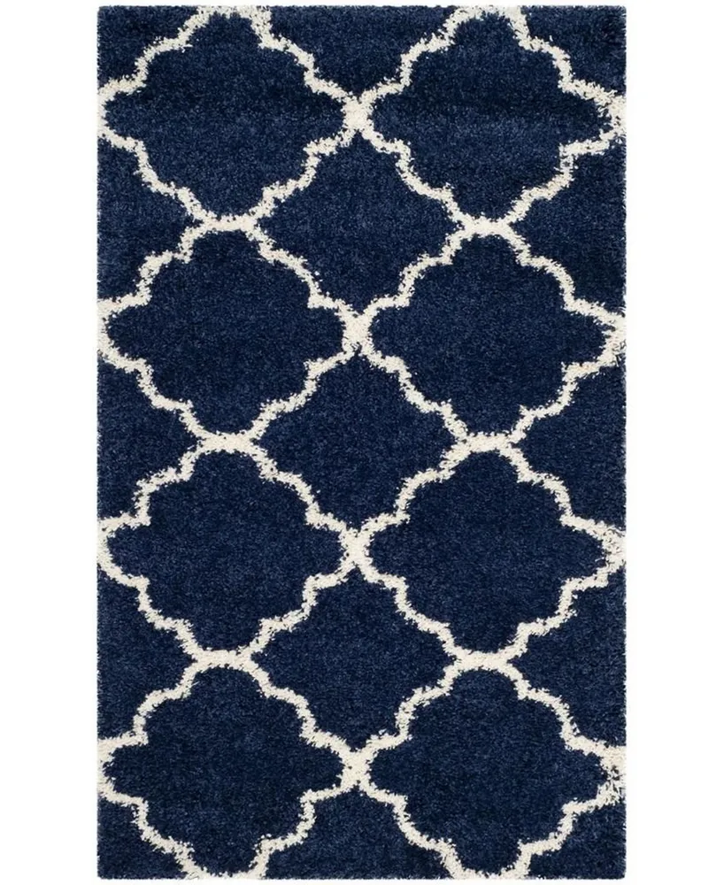 Safavieh Hudson SGH282 Navy and Ivory 3' x 5' Area Rug