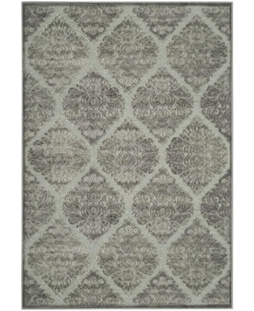 Safavieh Paradise PAR337 Sea foam and Gray 4' x 5'7" Area Rug