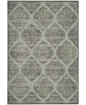 Safavieh Paradise PAR337 Sea foam and Gray 4' x 5'7" Area Rug