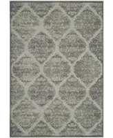 Safavieh Paradise PAR337 Sea foam and Gray 4' x 5'7" Area Rug