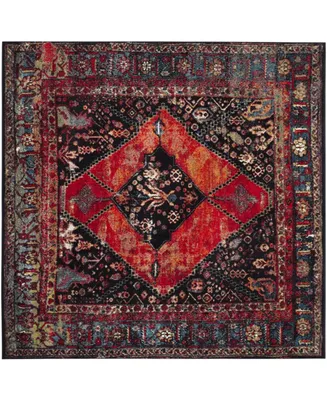 Safavieh Vintage Hamadan and Multi 5'3" x 5'3" Square Area Rug