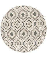 Safavieh Florida Shag SG461 6'7" x 6'7" Round Area Rug