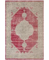 Safavieh Montage MTG373 Rose and Gray 3' x 5' Outdoor Area Rug