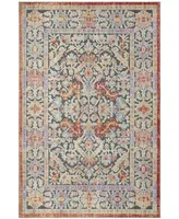 Safavieh Provance PRV184 Black and Aqua 5'3" x 7'6" Area Rug