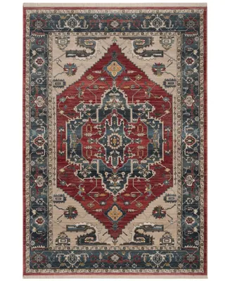 Safavieh Vintage Persian VTP477 Red and Blue 4' x 6' Area Rug