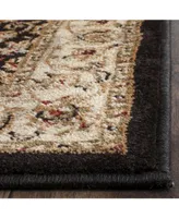 Safavieh Lyndhurst LNH316 Black and Ivory 2'3" x 8' Runner Area Rug