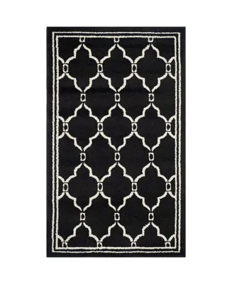 Safavieh Amherst AMT414 Anthracite and Ivory 3' x 5' Area Rug