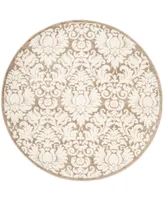 Safavieh Amherst AMT427 Wheat and Beige 7' x 7' Round Area Rug