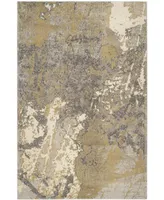 Safavieh Monaco MNC219 Ivory and Gray 5'1" x 7'7" Area Rug